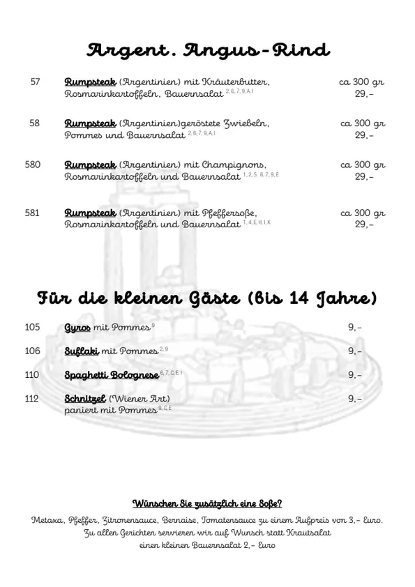 Speisekarte Seite 5