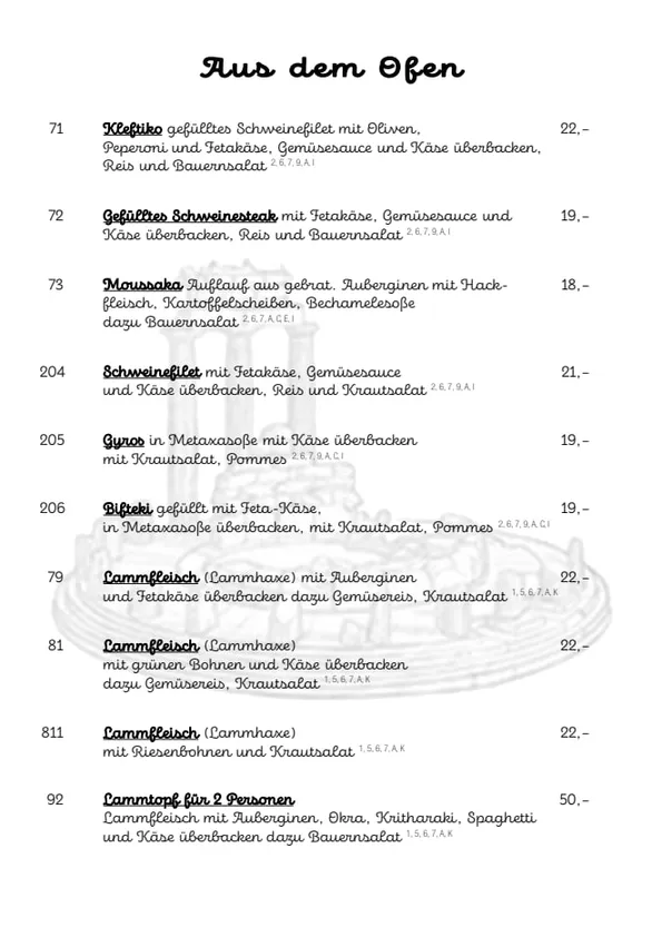 Speisekarte Seite 8